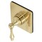 Kingston Brass KS3047AL Single-Handle Three-Way Diverter Valve with Trim Kit, Brushed Brass KS3047AL - alternate 1